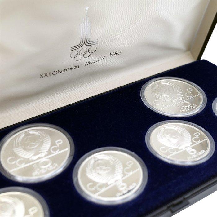 Rusland. Collezione di 6 Monete: 5/10 Roubles in Argento -, Postzegels en Munten, Munten | Europa | Niet-Euromunten