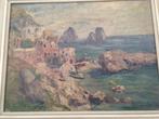 Wolfgang Muller (XX) - Capri Marina Piccola e i Faraglioni, Antiek en Kunst