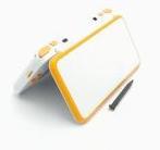 Mario3DS.nl: New Nintendo 2DS XL Wit Oranje - Mooi - iDEAL!, Ophalen of Verzenden, Zo goed als nieuw