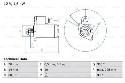 Startmotor / Starter MERCEDES-BENZ A-KLASSE (A 160 CDI,A..., Auto-onderdelen, Motor en Toebehoren, Nieuw, Ophalen of Verzenden