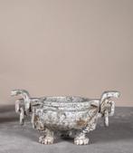 Figuur - Carved vase, incense burner - Harde steen - China, Antiek en Kunst