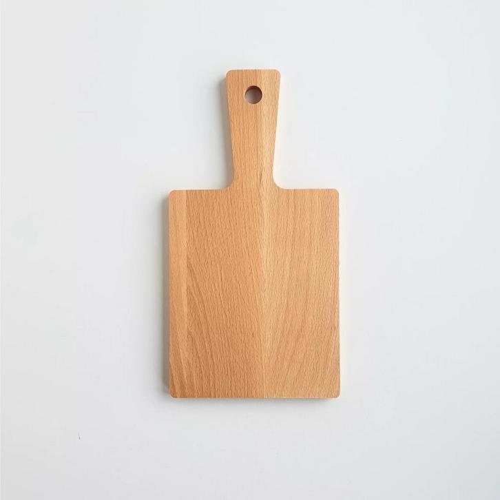 HOCHO Snijplank met Handvat – Beukenhout – 250x130x9 mm, Huis en Inrichting, Keuken | Keukenbenodigdheden, Nieuw, Ophalen of Verzenden