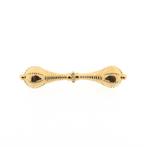 Gouden broche van een mutsenbel (mutsenbel broche, 585), Sieraden, Tassen en Uiterlijk, Ophalen of Verzenden, Gebruikt, Overige kleuren