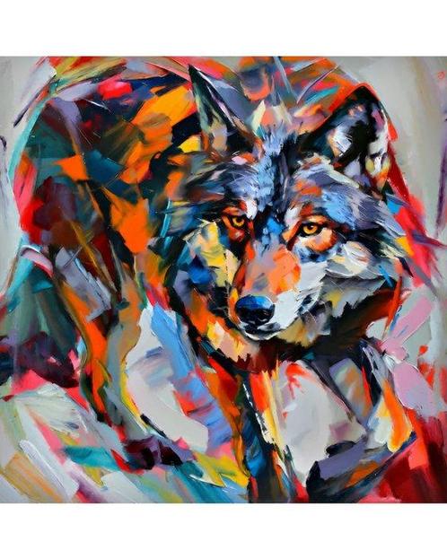 Michael Mey - The Wolf, Antiek en Kunst, Kunst | Schilderijen | Modern