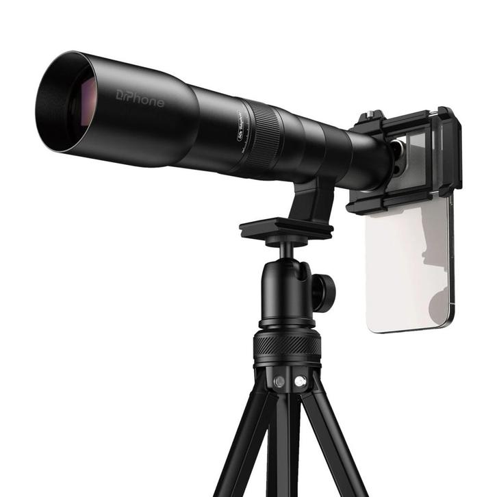 DrPhone APEX EagleView 50x Telelens voor Smartphone met Stat, Telecommunicatie, Mobiele telefoons | Toebehoren en Onderdelen, Verzenden