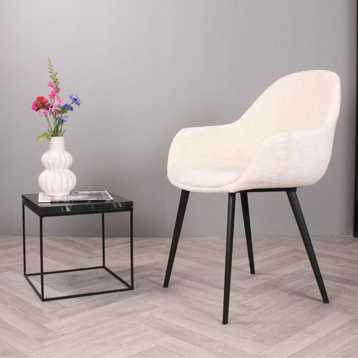 Bonnie kuipstoel - ivoor, Huis en Inrichting, Stoelen, Nieuw, Ophalen of Verzenden