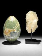 Geen reserveprijs -C- Prachtig paar onyx en kubuscalciet -