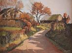 Europese school (XX) - Rural landscape, Antiek en Kunst, Kunst | Schilderijen | Klassiek