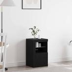 vidaXL Bijzetkast Zwart eiken 41 x 37 x 67 cm Bewerkt hout, Huis en Inrichting, Kasten | Overige, Verzenden, Nieuw