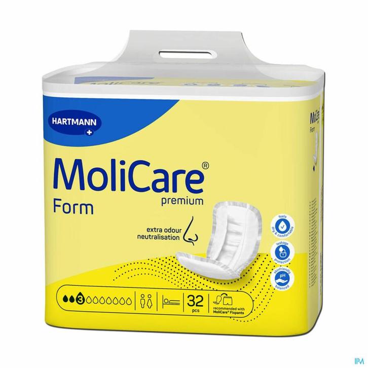 Molicare Premium Form - 3 druppels - 32 stuks, Diversen, Verpleegmiddelen, Nieuw, Verzenden