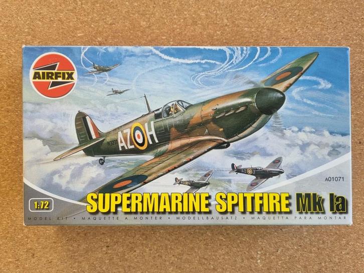 Airfix A01071 Supermarine Spitfire Mk Ia 1:72, Hobby en Vrije tijd, Modelbouw | Vliegtuigen en Helikopters, Verzenden
