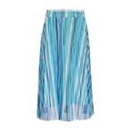 Frogbox • gestreepte midi rok blauw • 36, Nieuw, Maat 36 (S), Frogbox, Verzenden