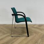 Thonet S320 vergaderstoel / stapelstoel, groen - zwart, Huis en Inrichting, Stoelen, Gebruikt, Zwart, Ophalen of Verzenden, Eén