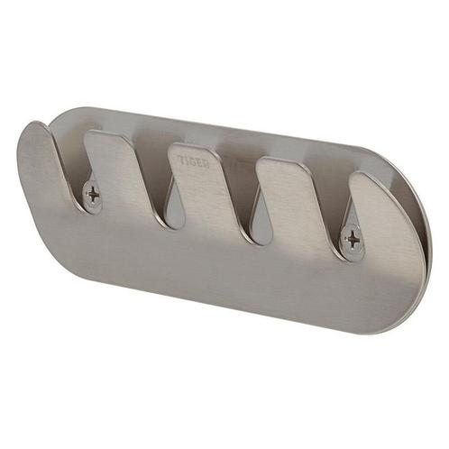 Handdoekhaak Tiger Rack Round 5 Haken met Schroeven RVS, Doe-het-zelf en Verbouw, Sanitair, Ophalen of Verzenden