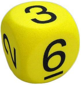 Grote Reken Dobbelsteen Getallen (5 cm) | Koplow Games -, Hobby en Vrije tijd, Gezelschapsspellen | Bordspellen, Nieuw, Verzenden
