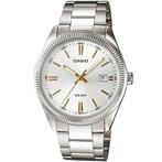 Horloge Heren Casio DATE - SILVER, GOLD INDEXES (Ø 39 mm), Verzenden, Nieuw