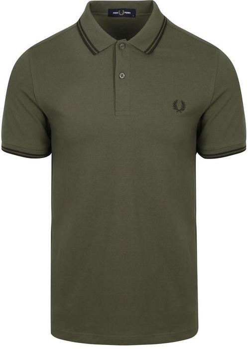 Fred Perry Polo M3600 Olijfgroen W49 maat M Heren, Kleding | Heren, Polo's, Groen, Nieuw, Maat 48/50 (M), Verzenden