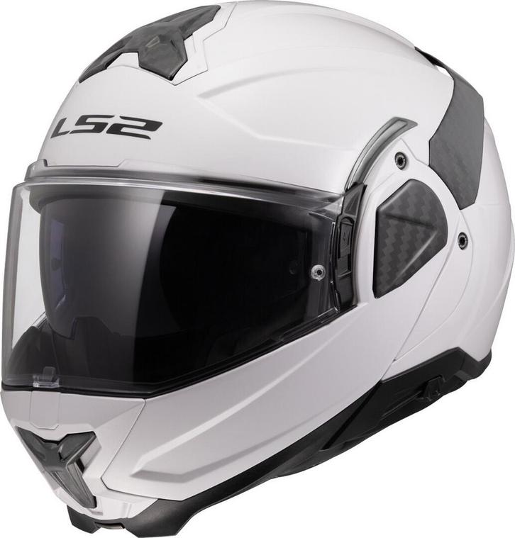 LS2 FF910 Advant II Solid Wit Systeemhelm, Motoren, Kleding | Motorhelmen, XXL, Nieuw met kaartje, Overige merken, Systeemhelm