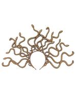 Haarband Slangen Medusa Goud Gouden Diadeem Slang Brons Kroo, Kleding | Dames, Nieuw, Carnaval, Ophalen of Verzenden, Accessoires