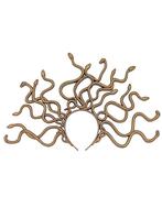 Haarband Slangen Medusa Goud Gouden Diadeem Slang Brons Kroo, Kleding | Dames, Nieuw, Carnaval, Ophalen of Verzenden, Accessoires