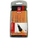 Fineliner stabilo point 88/10 office f ass 10st | Etui a 10, Diversen, Schrijfwaren, Nieuw, Ophalen of Verzenden