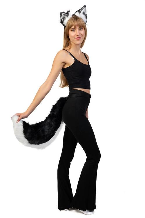 Haarband Furry Oren Staart Set Zwart Wit Stinkdier Kat Poes, Kleding | Dames, Carnavalskleding en Feestkleding, Accessoires, Nieuw