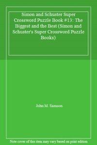 Simon and Schusters Super Crossword Puzzle Book. Maleska,, Hobby en Vrije tijd, Denksport en Puzzels, Zo goed als nieuw, Verzenden