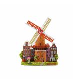 Magneet stellingmolen stad, Ophalen of Verzenden, Nieuw