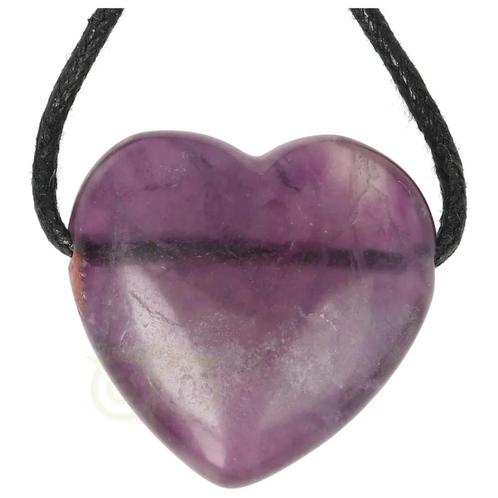 Fluoriet Hart edelsteen hanger Nr 16 - 17 gram, Sieraden, Tassen en Uiterlijk, Edelstenen, Nieuw, Verzenden