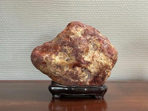 natuurlijke steen - Suiseki Béni Toki Ishi - Heisei periode, Antiek en Kunst, Antiek | Overige Antiek