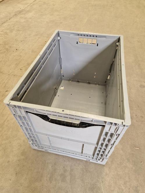 Vouwkrat klapkrat 600x400x400mm, extra stevig, 80l, grijs,, Zakelijke goederen, Kantoor en Winkelinrichting | Magazijn, Stelling en Opslag