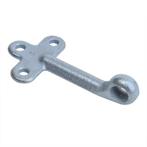 ProPlus Opschroefoog - staal - 125 mm - zilver - 1 stuk, Auto diversen, Aanhangwagen-onderdelen, Ophalen of Verzenden, Nieuw