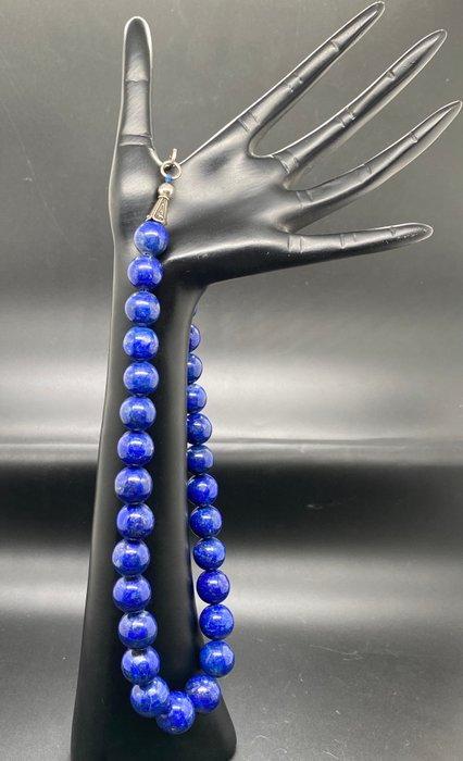 Titel: 120g Natuurlijk Lapis Lazuli Kralen Ketting – 12 tot, Verzamelen, Mineralen en Fossielen