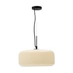 *WOONWINKEL* Kave Home Reig Retro Hanglamp Lichtgrijs Glas, Huis en Inrichting, Lampen | Hanglampen, Verzenden, Nieuw