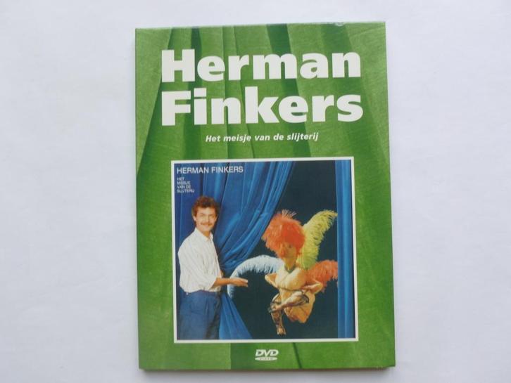 Herman Finkers - Het meisje van de Slijterij (DVD), Cd's en Dvd's, Dvd's | Cabaret en Sketches, Zo goed als nieuw, Verzenden