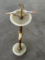 Asbak - Hout, Messing, Onyx - Messing asbak