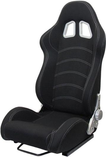 Sportstoel Auto Zwart - Incl. Rails - OP = OP - Race Look... beschikbaar voor biedingen