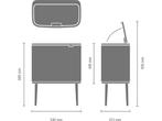 Brabantia Bo Touch Bin Prullenbak - 36 liter - Confident, Verzenden, Zo goed als nieuw