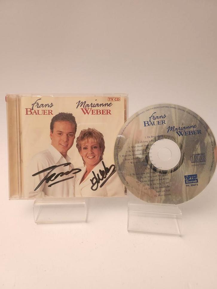 Frans Bauer & Marianne Weber gesigneerde CD, Cd's en Dvd's, Cd's | Overige Cd's, Ophalen of Verzenden