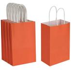 Fako Bijoux® - 12 Oranje Papieren Uitdeeltasjes - 16x8x22cm, Verzenden, Nieuw