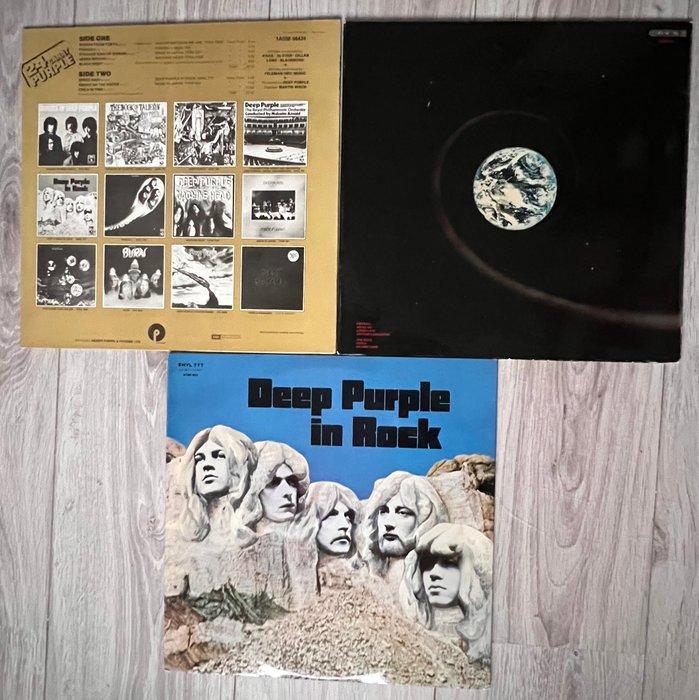 Deep Purple - 3 x albums - LP albums (meerdere items) - 1ste, Cd's en Dvd's, Vinyl Singles