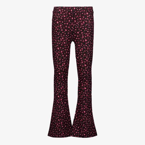 TwoDay flared meisjes broek met roze bloemen maat 122/128, Kinderen en Baby's, Kinderkleding | Maat 92, Nieuw, Verzenden
