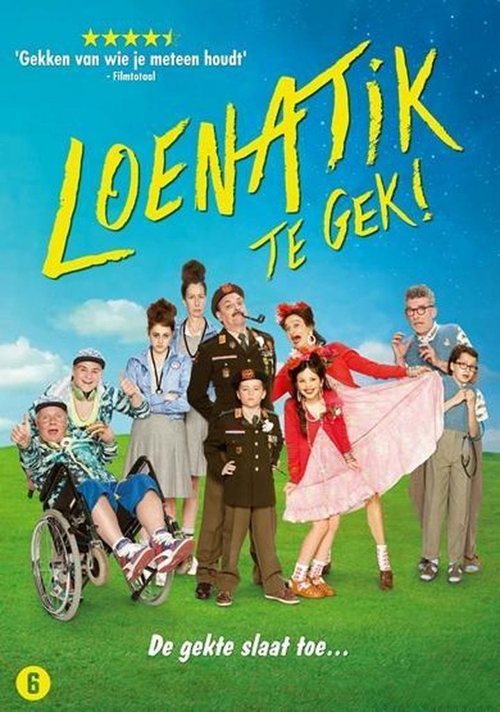 dvd film - Speelfilm - Loenatik Te Gek! - Speelfilm - Loe..., Cd's en Dvd's, Dvd's | Overige Dvd's, Zo goed als nieuw, Verzenden