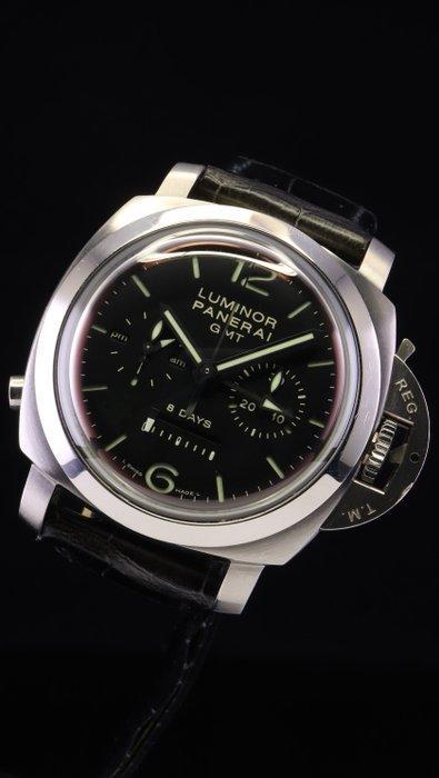 Panerai - Luminor 1950 8 Days Monopulsante GMT - PAM275 -, Sieraden, Tassen en Uiterlijk, Horloges | Heren