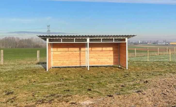 Schuilstal inloopstal weidestal voor paard en pony, Dieren en Toebehoren, Stalling en Weidegang, Stalling, Weidegang, Toebehoren