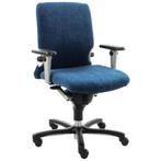 Haworth Comforto 77 met nieuwe stoffering, Blauw, Ergonomisch, Bureaustoel, Zo goed als nieuw