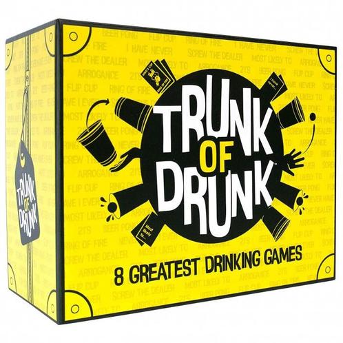 Trunk of Drunk - Partyspel | Gutter Games -, Hobby en Vrije tijd, Gezelschapsspellen | Bordspellen, Nieuw, Verzenden