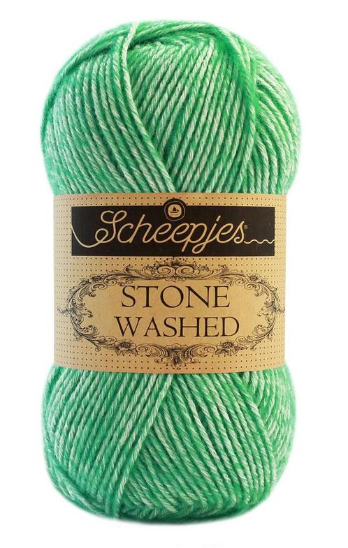 Scheepjes Stone Washed - 826 fosterite - Katoen Garen, Hobby en Vrije tijd, Breien en Haken, Ophalen of Verzenden