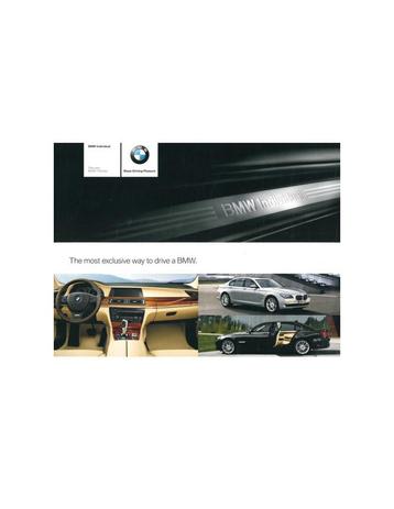 2009 BMW 7 SERIE INDIVIDUAL BROCHURE ENGELS beschikbaar voor biedingen