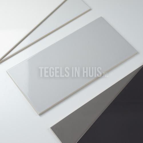 Wandtegel 20x40 glans grijs waamb010 wandtegel, Doe-het-zelf en Verbouw, Tegels, Wandtegels, Nieuw, 10 m² of meer, Ophalen of Verzenden